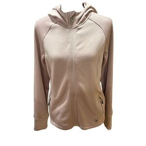 Spyder Women's Pink Full‎ Zip Hooded Pockets Active Jacket Size Medium  EUC